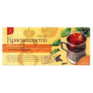 Чай черный Краснодарский с/я 25 пак